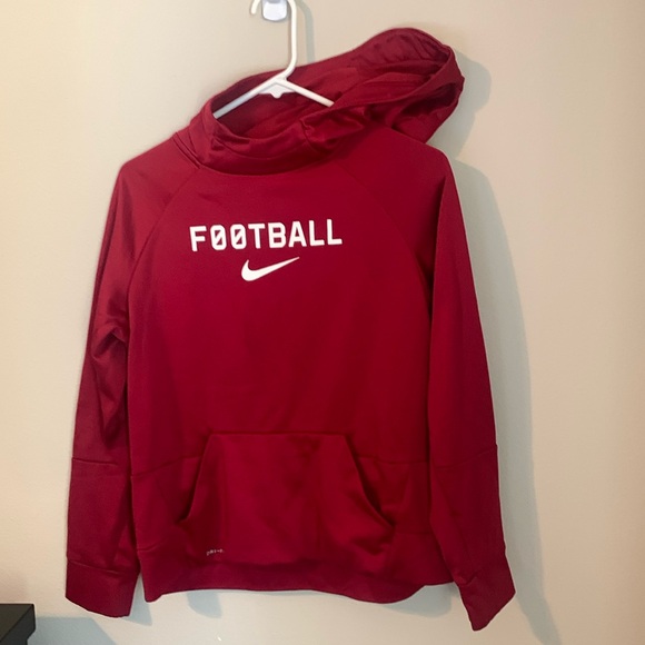 Nike Dri-Fit hoodie pullover sweatshirt (size XL-16) maroon - Picture 1 of 1